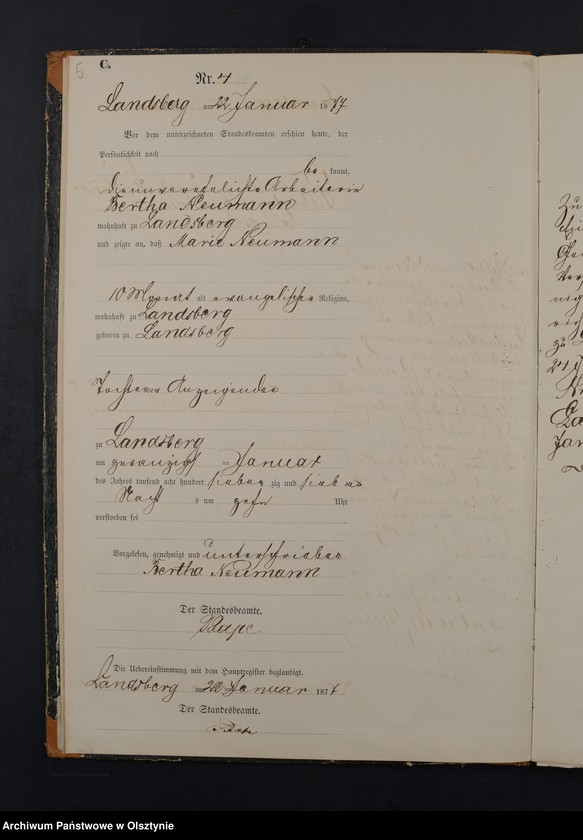 image.from.unit.number "Sterbe-Neben-Register Nr 1 - 107"