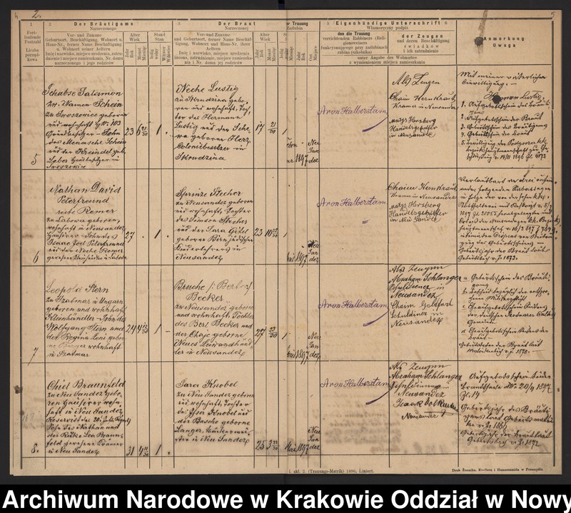 image.from.unit.number "Księga małżeństw"