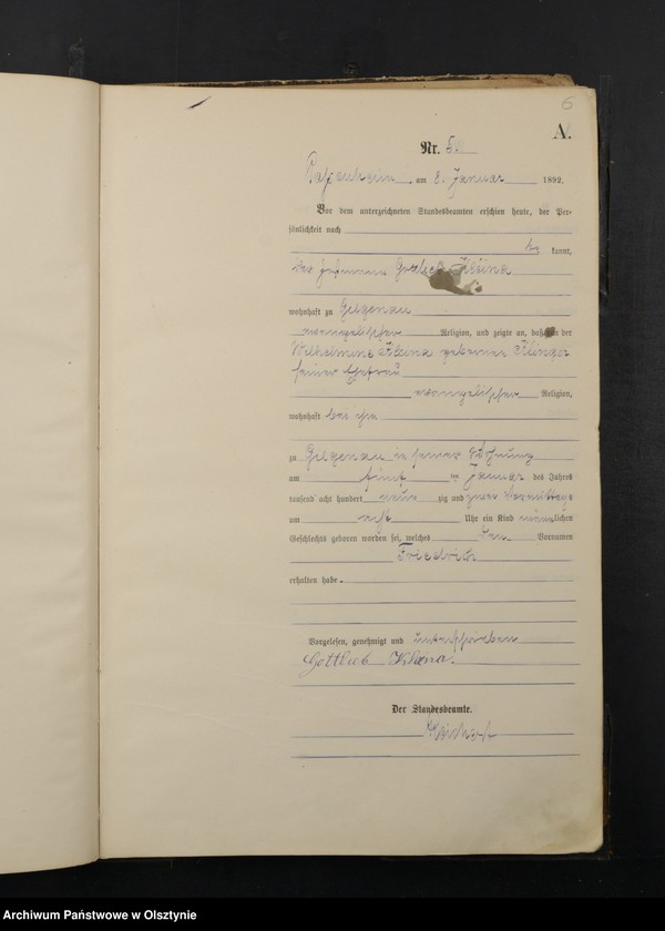 image.from.unit.number "Geburts-Haupt-Register Nr 1 - 205"