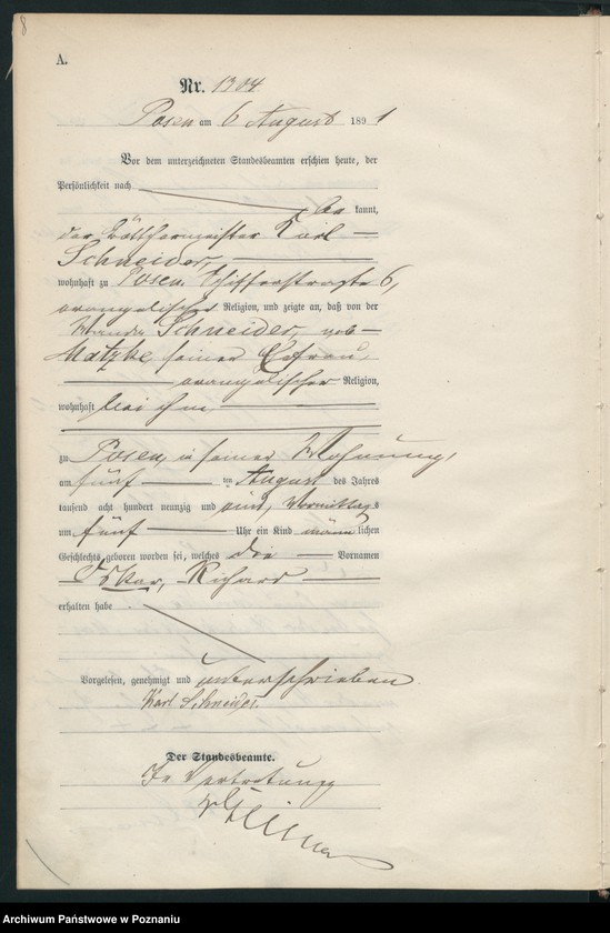 Obraz 11 z jednostki "Księga urodzeń t. IV"