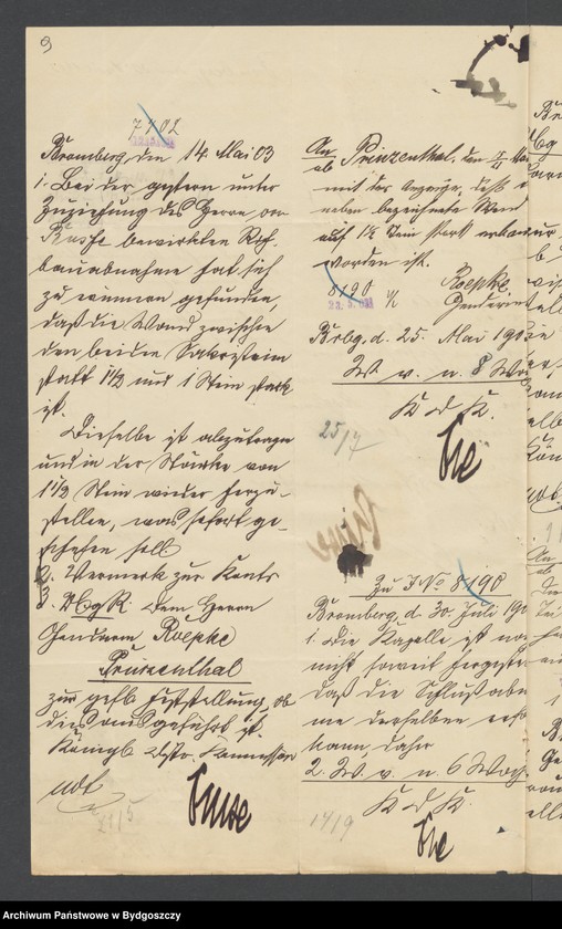image.from.unit.number "Dom katolicki parkan - budowa; właś. Parafia św. Trójcy; ul. Grenzstr., Plauenerstr. [Wilczak] 2"
