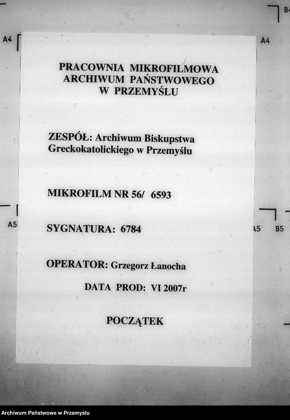Obraz 1 z jednostki "[Kopie ksiąg metrykalnych parafii Michowa z filią Wełykie (dekanat Dobromil)]"