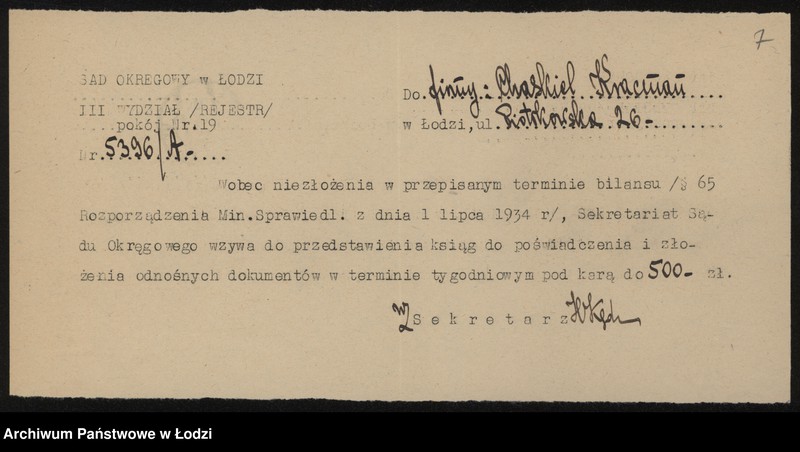 Obraz 9 z jednostki "Chaskiel Kracman- sprzedaż manufaktury"