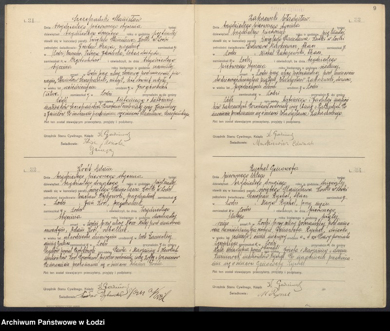 Obraz 11 z jednostki "Akta zgonów"