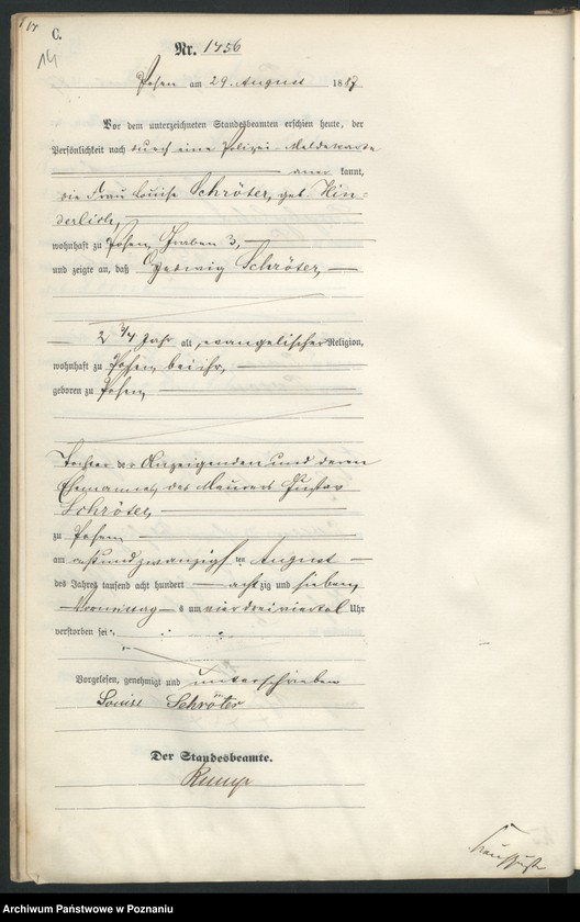 Obraz 17 z jednostki "Księga zgonów t. IV"