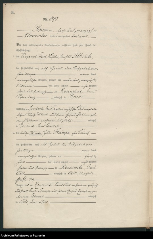 Obraz 5 z jednostki "Księga miejscowa małżeństw t. IV"