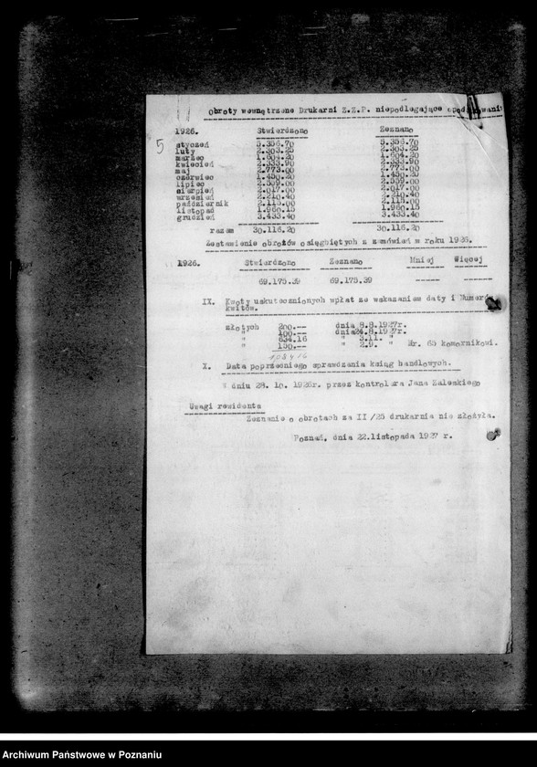 Obraz 9 z jednostki "Korespondencja z Urzędem Skarbowym"