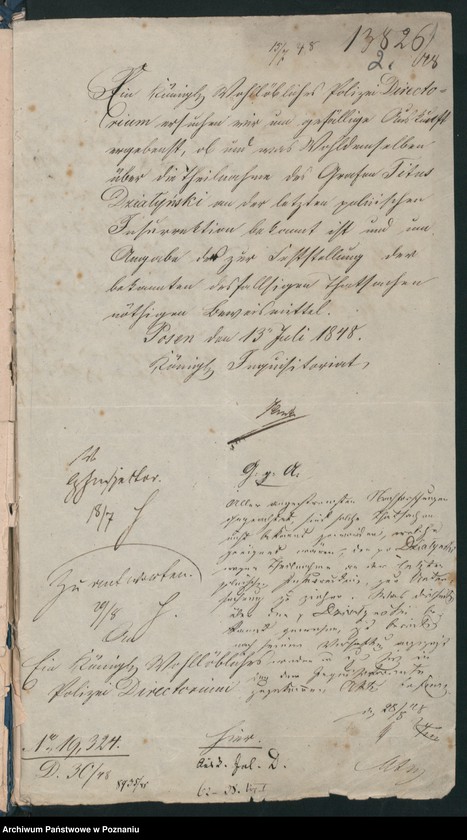 Obraz 5 z jednostki "A. betr. die Gräfliche Familie Działyński, besonders die Grafen Titus und Johann"