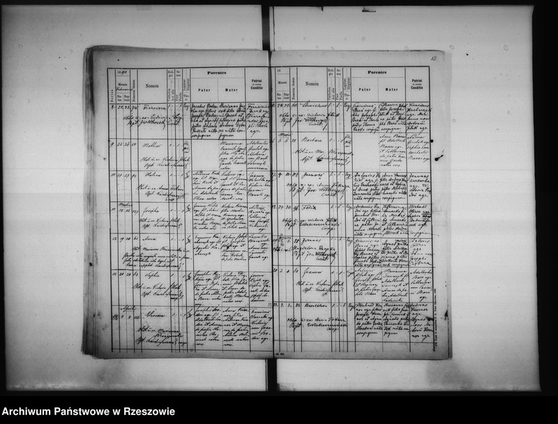 image.from.unit.number "Księga metrykalna - urodzenia, małżeństwa, zgony - parafia Czudec: Czudec, Przedmieście, Babica, Nowa Wieś, Wyżne, Piekarówka, Zaborów"
