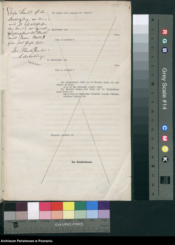 Obraz 3 z jednostki "Księga miejscowa małżeństw tom II [Rejestr główny małżeństw]"