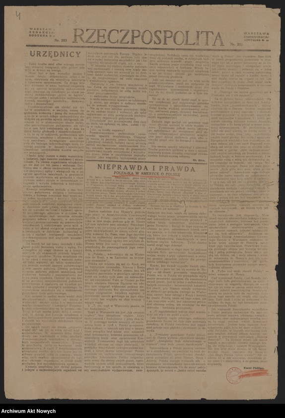image.from.unit.number "Artykuły, przemówienia i felietony radiowe. Mowa wygłoszona we Lwowie 16 XII 1935 r., Zdzisław Jachimecki"