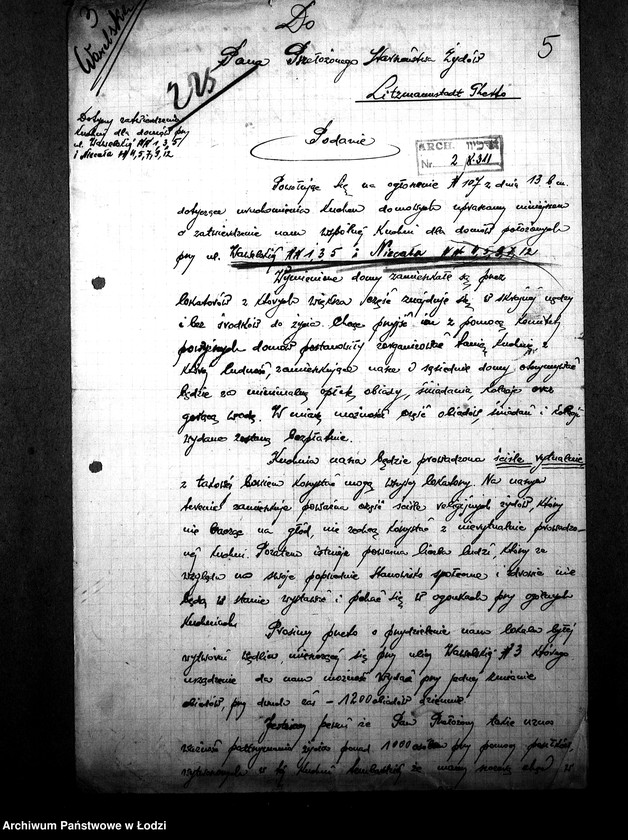 Obraz 8 z jednostki "[Kuchnia nr 311, ul. Wawelska 3/5. Kuchnia nr 127, ul. Wawelska 7. Działalność kuchni, personel, konsumenci, kontrole]"