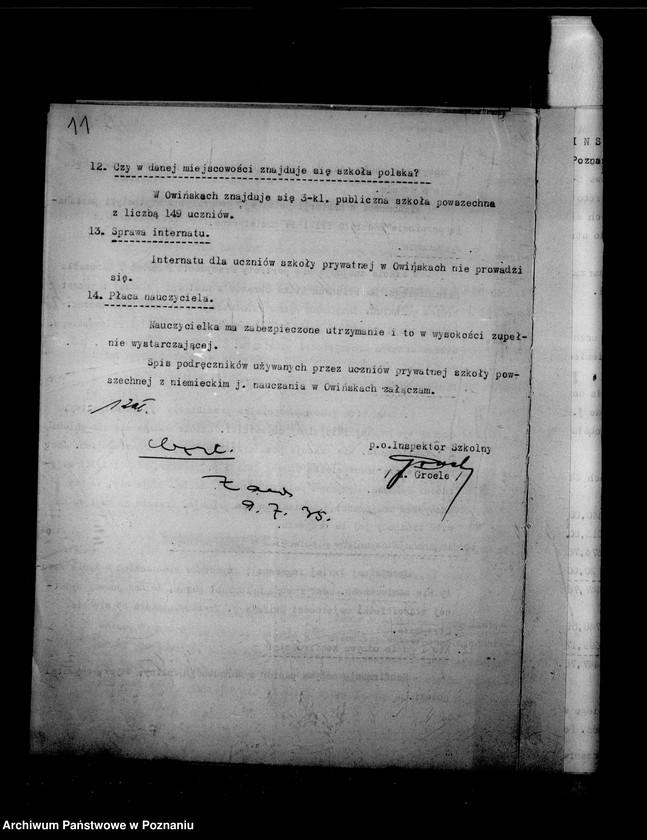 Obraz 15 z jednostki "Prywatna Szkoła Powszechna z niemieckim językiem nauczania Owińska powiat Poznański"