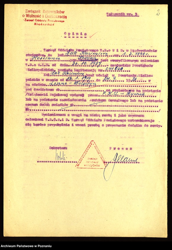 Obraz 15 z jednostki "Życiorysy powstańców wielkopolskich: Ż - /Żak Kazimierz - Żyto Franciszek/."