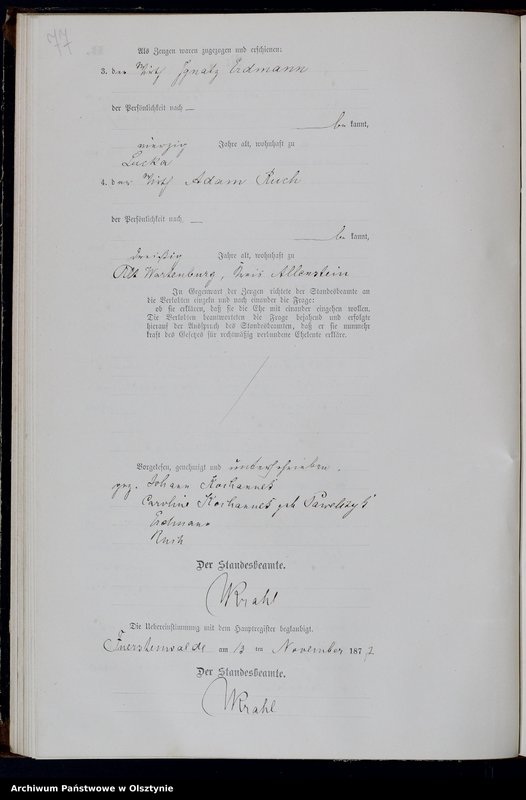 image.from.team "Urząd Stanu Cywilnego w Księżym Lasku pow. szczycieński"