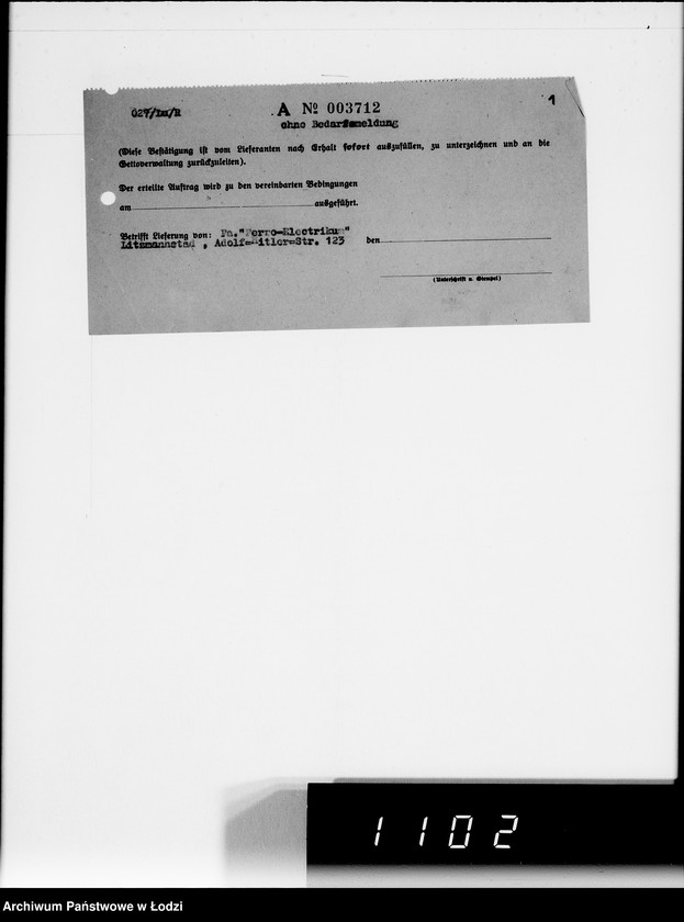 Obraz 5 z jednostki "Aufträge, Lieferscheinen und Rechnungen 3712-7810."