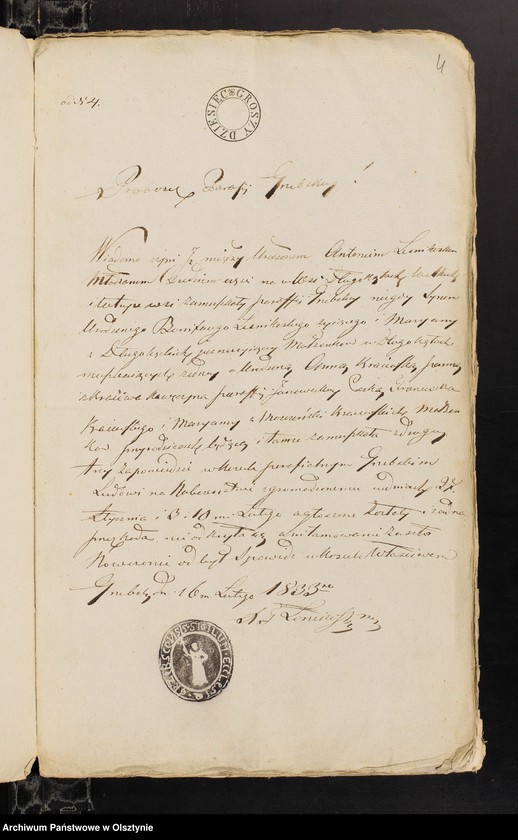 image.from.unit.number "Annexa Slubne z parafii Janowieckiey Obwodu Mławskiego z Roku 1833"