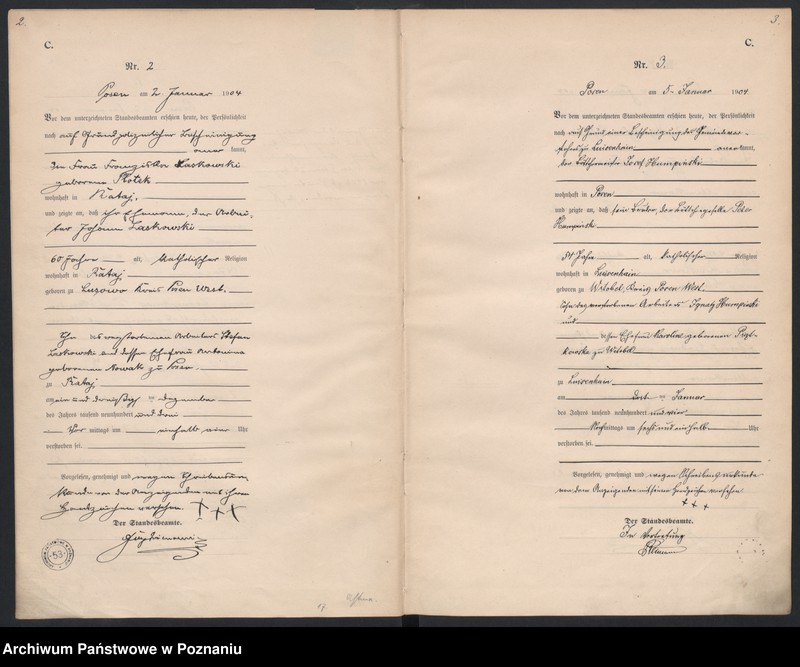 Obraz 4 z jednostki "Księga miejscowa zgonów"