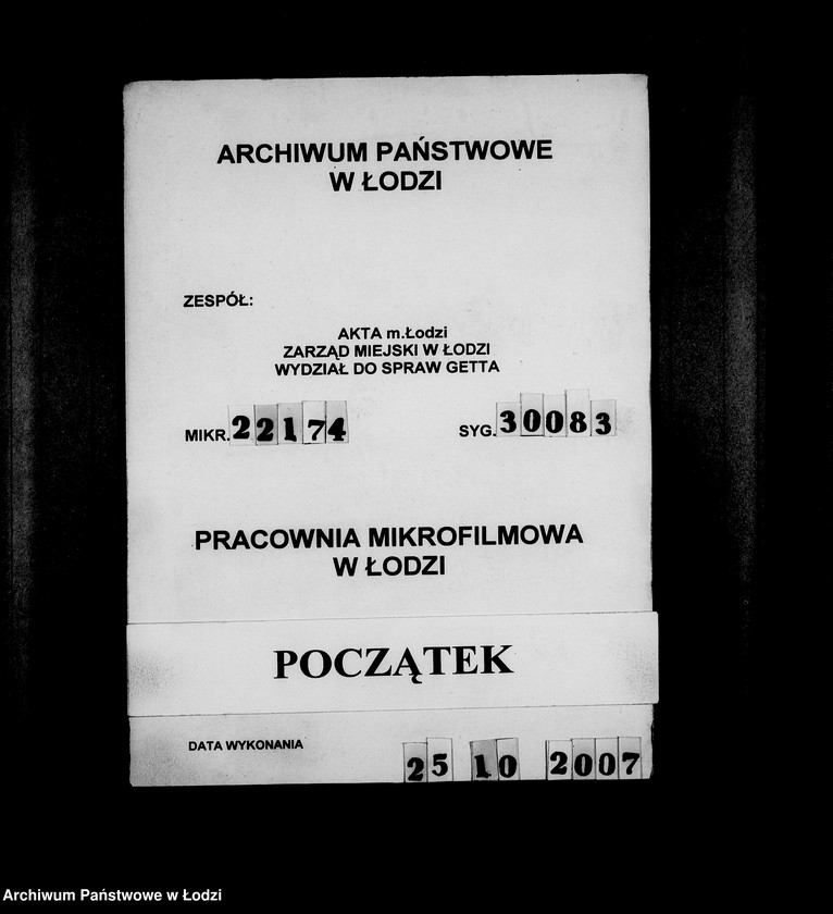 Obraz 1 z jednostki "Aufträge [Lieferscheinen und Rechnungen] 12481-12530 Lebensmitteleinkauf 5/Mü [Dostawa artykułów pierwszej potrzeby do Getta]."