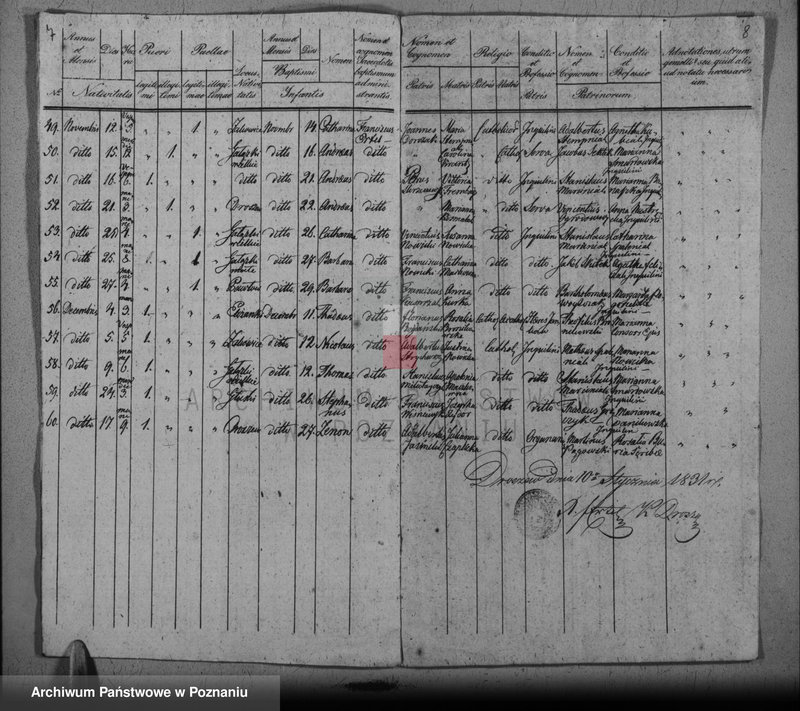 image.from.team "Akta stanu cywilnego Parafii Rzymskokatolickiej Droszew (pow. ostrowski)"