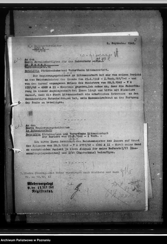 Obraz 12 z jednostki "Vororthahn und Strassenbahn - Litzmannstadt (Łódź)"