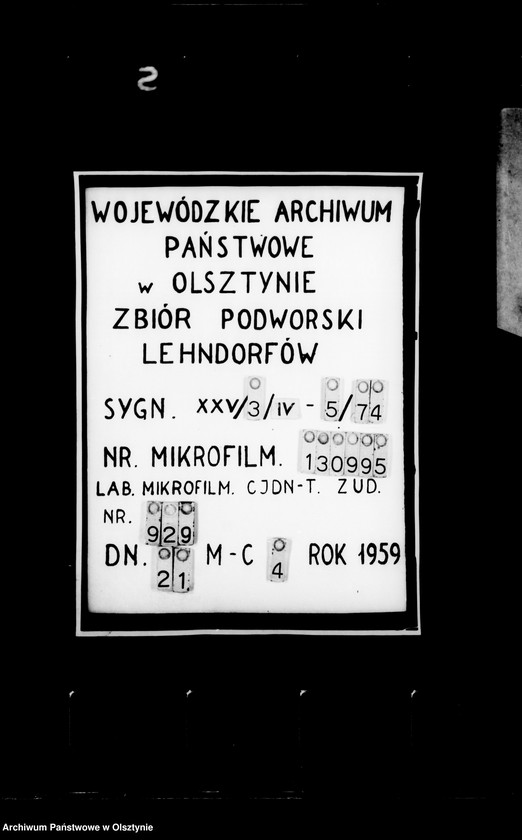 image.from.unit.number "/Privatbriefe an Karl Meinhard Heinrich Gfen v. Lehndorff von Frau, Geschwistern, Vettern und andern/"