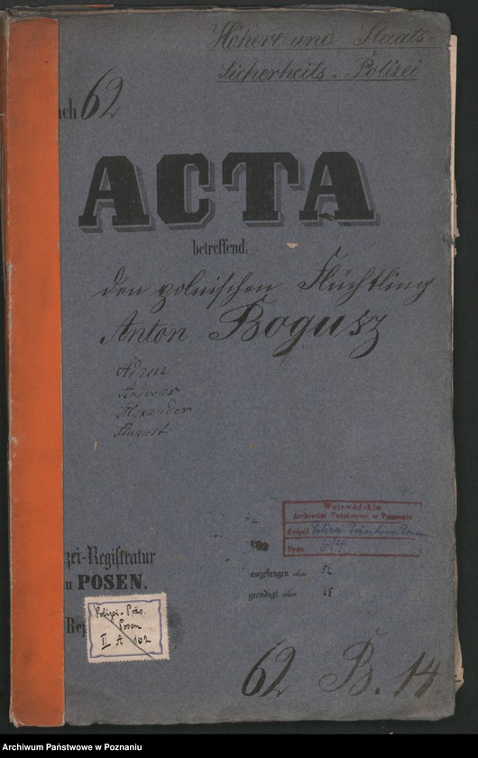 Obraz 2 z jednostki "A. betr. Anton Bogucz Gutspächter und seinen Bruder Alexander"