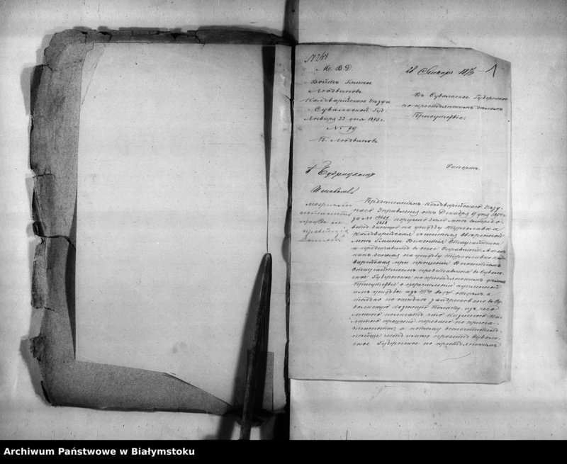 image.from.unit.number "Delo… Po selenîju Turgolavka II, gminy Ljudvinovo, Kalvarîjskago uezda, b. kazennoe"