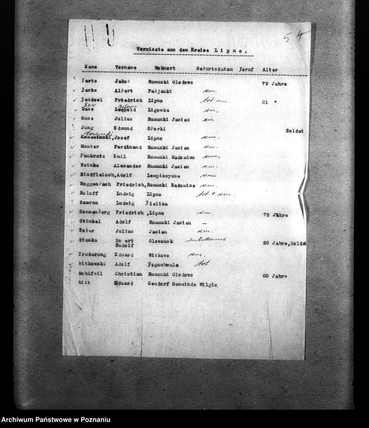 Obraz 9 z jednostki "Amtliche Meldungen Kreis Lipno"