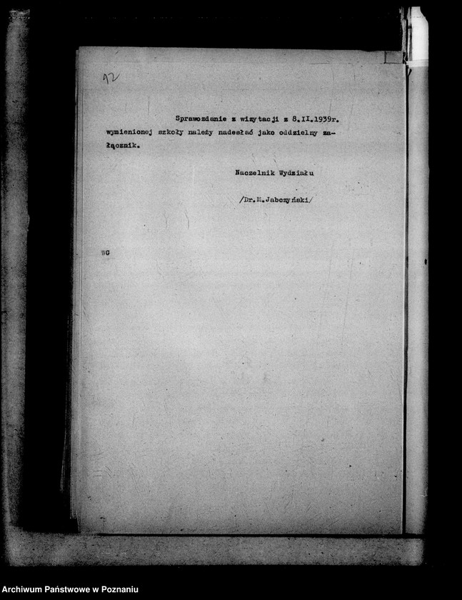 Obraz 16 z jednostki "Prywatna Szkoła Powszechna z niemieckim językiem nauczania w Lipińcu powiat Chodzież"