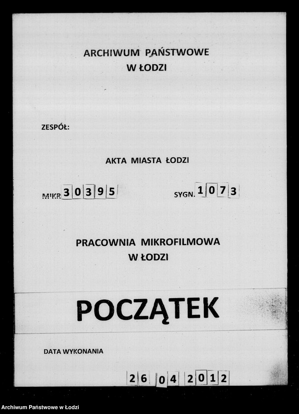Obraz 1 z jednostki "Akta tyczące się ustanowienia opieki nad nieletnim Janem Bichtal po zmarłych Janie i Małgorzacie małżonkach Bichtal"