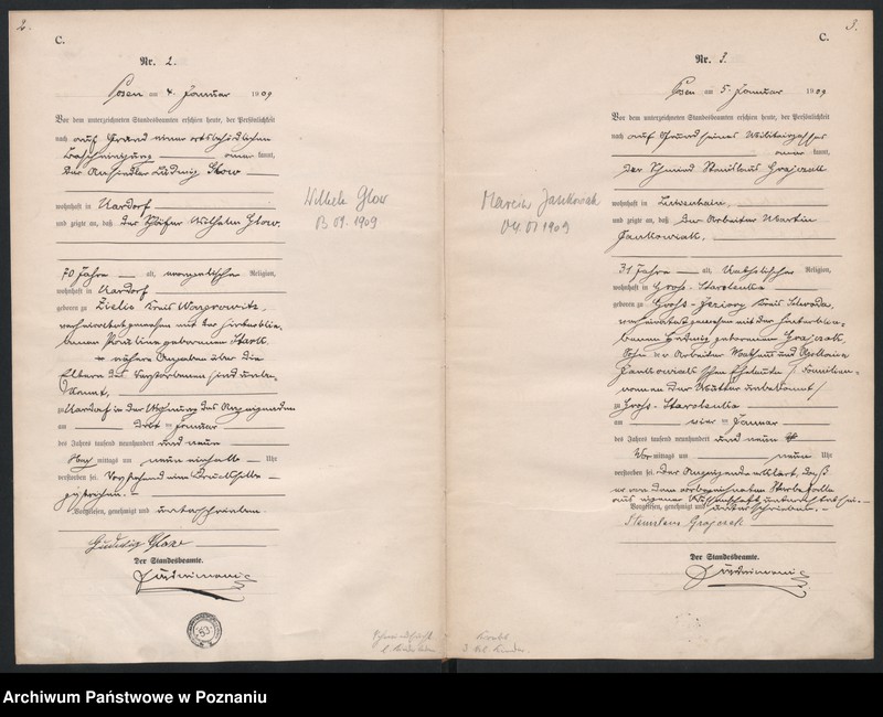 Obraz 4 z jednostki "Księga miejscowa zgonów [Rejestr główny zgonów]"