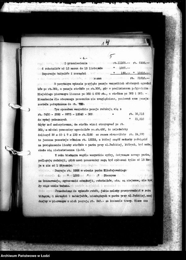 Obraz 8 z jednostki "Korespondencja Ogrodnika Miejskiego i odwrotnie"