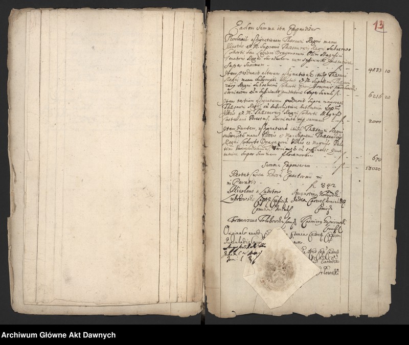 image.from.unit.number "Rejestry pogłównego generalnego z różnych województw."