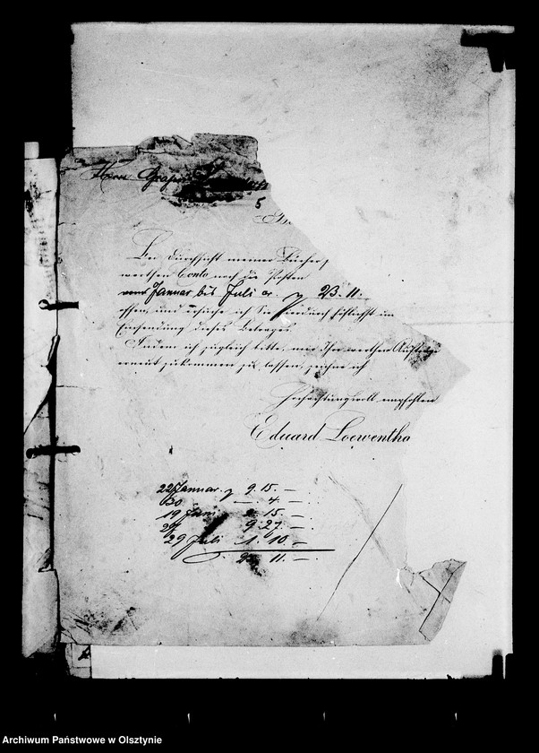 image.from.unit.number "/Geschäftsbriefverkehr des Justizrats Magnus Meitzen u. a. Rechtsänwalte u. Notare mit dem gräfl. Sekretär C. Schmidt u. dem Grafen/"