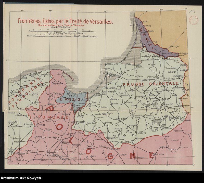 image.from.unit.number ""Poland, Germany and the Sea" by Diplomat, London 1925; Odbitka z "The English Review", Sep. 1925, 2 mapy"