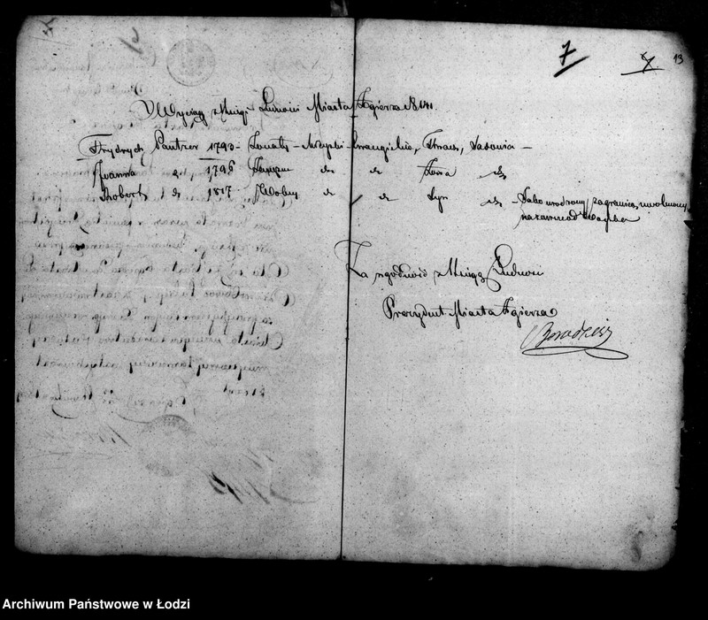 Obraz 13 z jednostki "Akta tyczące się przesiedleń"