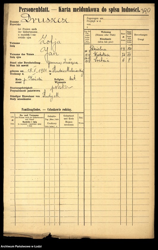 image.from.unit.number "[Spis ludności Łodzi] Drelichowski - Droszcz"