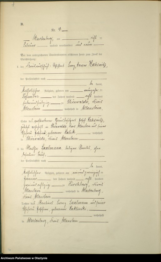 image.from.unit.number "Heirats-Haupt-Register Nr 1 - 47"