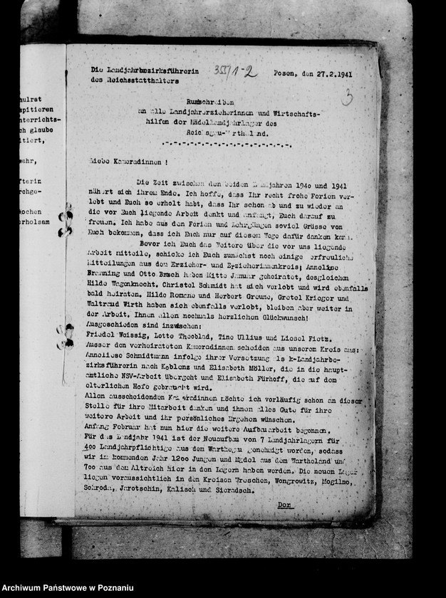 Obraz 7 z jednostki "Okólniki i zarządzenia dla Landjahrlager"