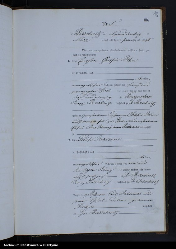 image.from.unit.number "Heiraths-Neben-Register Nr 1 - 20"