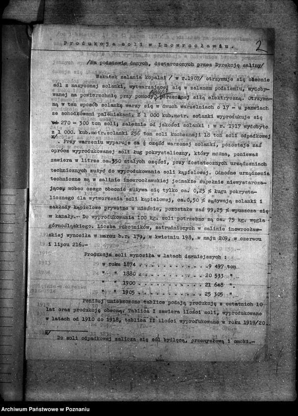 Obraz 6 z jednostki "Sprawy Produkcja mineralji Rzeczpospolitej Polski"