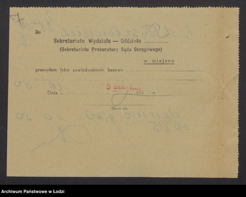 Obraz 9 z jednostki "Hersz Mordka Tyszberowicz- przemysł włókienniczy"