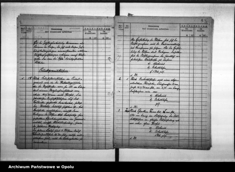 Obraz 10 z jednostki "Kunststeinstufen Erweiterungsbau des Rathauses B[an]d VIII"