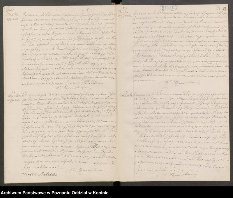 Obraz 16 z jednostki "Księga urodzeń, małżeństw, zgonów"