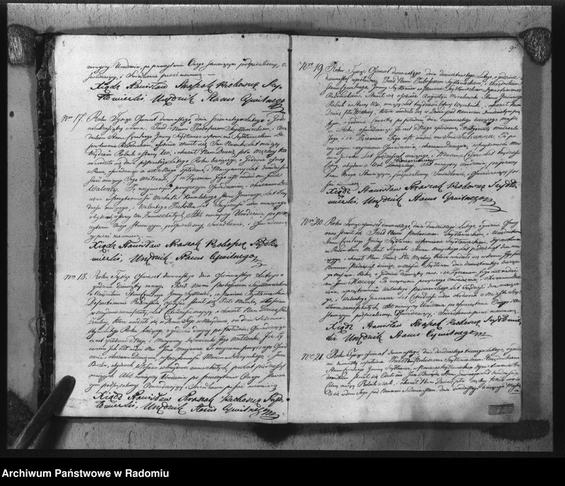 image.from.unit.number "Akta urzędnika stanu cywilnego gminy Szydłowiec z roku 1812"