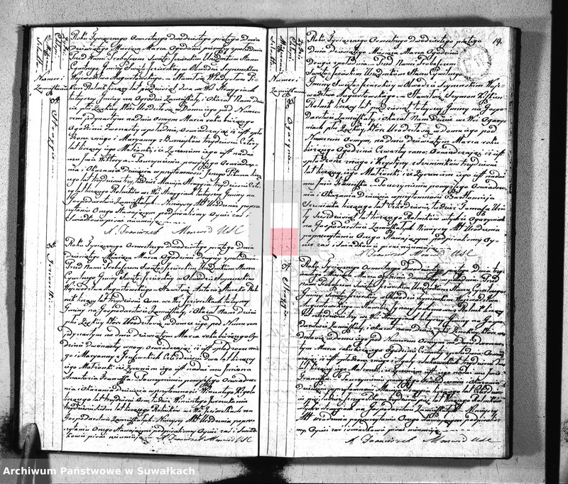 image.from.unit.number "Akta urodzonych w roku 1825 urzędnika stanu cywilnego gminy święto jeziorskiey w obwodzie seyneńskim województwa augustowskiego"