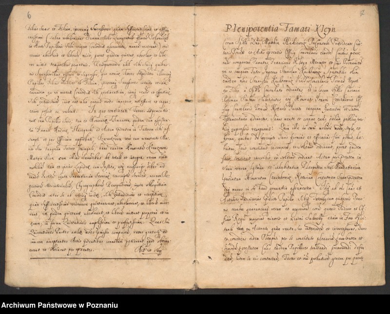 Obraz 6 z jednostki "Protocolon actorum officii consularis Posnaniensis."