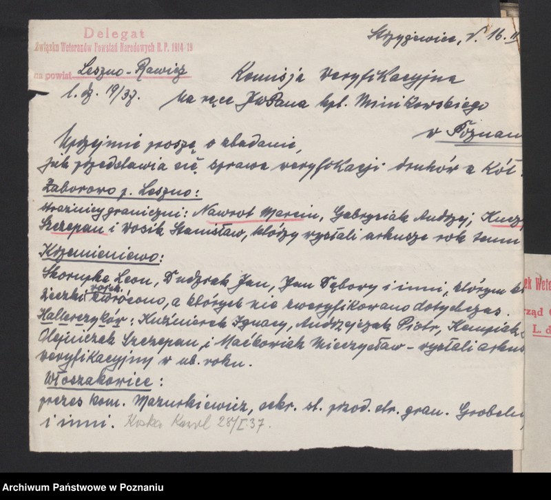 Obraz 17 z jednostki "Korespondencja."