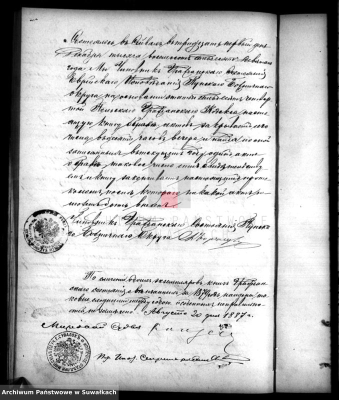image.from.unit.number "Duplikat rodivšichsja, brakosočetavsichsja i umeršich Punskago evrejskago okruga za 1879 god"